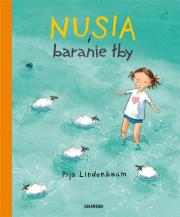 Nusia i baranie łby. Autor: Pija Lindenbaum. Dadada.pl Okładka książki Nusia i baranie łby