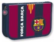 Opakowanie Piórnik pojedyńczy 2 klapki FC Barcelona ASTRA