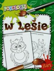 Okładka książki Pokoloruj. W lesie