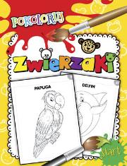 Okładka książki Pokoloruj. Zwierzaki