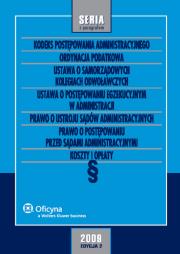 Okładka książki Prawo administracyjne. Zbiór przepisów