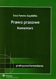 Okładka książki Prawo prasowe. Komentarz