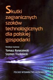 Okładka książki Skutki zagranicznych szoków technologicznych dla polskiej gospodarki
