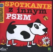Spotkanie z innym psem. Autor: Uta Dorczyk. Dadada.pl Okładka książki Spotkanie z innym psem