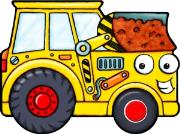 Okładka książki Spychacz - książeczka dzwiękowa