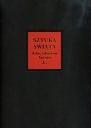 Okładka książki Sztuka Świata Tom 16 Atlas zabytków Europa