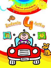 Okładka książki Tęczowe przedszkole - Zadania 4-latka