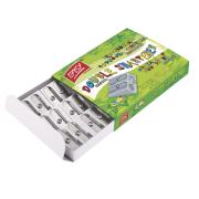 Temperówki cegiełki podwójne 12 sztuk. Wydawca: Spokey. Dadada.pl Opakowanie Temperówki cegiełki podwójne 12 sztuk