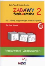 Okładka książki Zabawy fudamentalne 2 Przesuwanki - zgadywanki 1