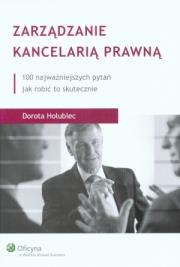 Okładka książki Zarządzanie kancelarią prawną