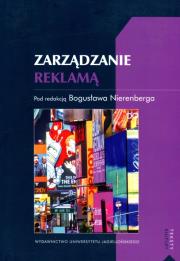 Zarządzanie reklamą. Autor: Nierenberg Bogusław. Dadada.pl Okładka książki Zarządzanie reklamą