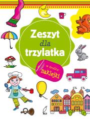 Okładka książki Zeszyty mądrego malucha. Zeszyt dla trzylatka