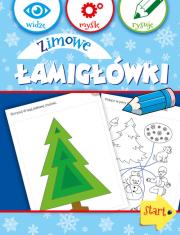 Okładka książki Zimowe Łamigłówki