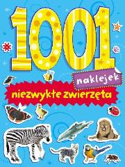 Okładka książki 1001 naklejek. Niezwykłe zwierzęta