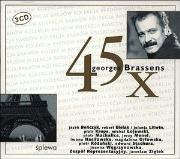 Okładka książki 45 X Georges Brassens
