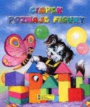 Ciapek poznaje figury. Autor: Jolanta Adamus-Ludwikowska (ilustr.). Dadada.pl Okładka książki Ciapek poznaje figury