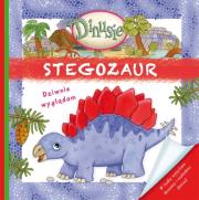 Dinusie. Stegozaur. Autor: praca zbiorowa. Dadada.pl Okładka książki Dinusie. Stegozaur