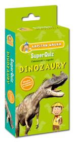 Okładka książki Kapitan Nauka SuperQuiz: Dinozaury EDGARD