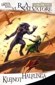 Klejnot halflinga. Autor: Salvatore R. A.. Dadada.pl Okładka książki Klejnot halflinga