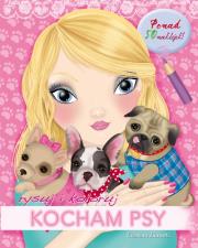 Okładka książki Kocham psy. Rysuj i koloruj