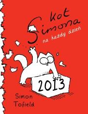 Kot Simona na każdy dzień 2013. Autor: Tofield Simon. Dadada.pl Okładka książki Kot Simona na każdy dzień 2013
