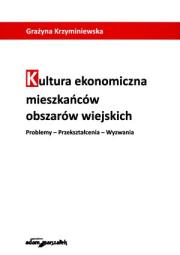 Okładka książki Kultura ekonomiczna mieszkańców obszarów wiejskich