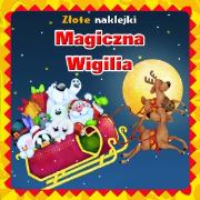 Okładka książki Magiczna Wigilia. Złote naklejki