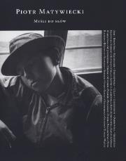 Okładka książki Myśli do słów