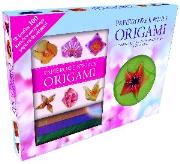 Okładka książki Papierowe kwiaty origami. Zestaw