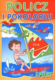 Okładka książki Policz i pokoloruj - Sport