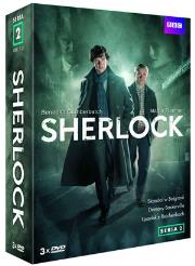 Sherlock. Seria 2 (3 DVD). Autor: Steve Thompson. Dadada.pl Okładka książki Sherlock. Seria 2 (3 DVD)