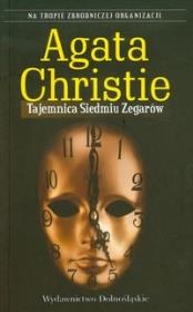 Tajemnica Siedmiu Zegarów. Autor: Agatha Christie. Dadada.pl Okładka książki Tajemnica Siedmiu Zegarów