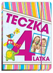 Teczka 4 latka w.2015. Autor: Ewa Maria Dudelewicz, Lusia Ogińska, Tomasz Szokal. Dadada.pl Okładka książki Teczka 4 latka w.2015