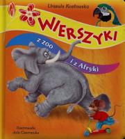 Okładka książki Wierszyki z zoo i z Afryki FK wyd. 2010