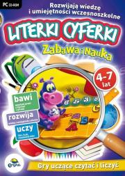 Zabawa i Nauka: Literki cyferki 4-7 lat. Wydawca: L.K. Avalon. Dadada.pl Opakowanie Zabawa i Nauka: Literki cyferki 4-7 lat