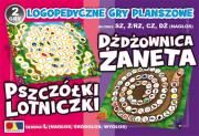2 gry Dżdżownica Żaneta/Pszczółki Lotniczki. Wydawca: KOMLOGO. Dadada.pl Opakowanie 2 gry Dżdżownica Żaneta/Pszczółki Lotniczki