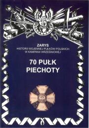 Okładka książki 70 pułk piechoty