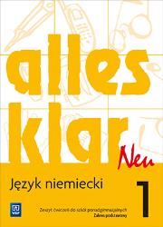 Alles klar Neu. Język niemiecki. Zeszyt ćwiczeń. Część 1. Za. Autor: Krystyna Łuniewska  Zofia Wąsik  Maria Zagórna, Tworek Urszula. Dadada.pl Okładka książki Alles klar Neu. Język niemiecki. Zeszyt ćwiczeń. Część 1. Za