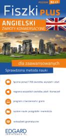 Angielski Fiszki PLUS Zwroty konwersacyjne dla zaawansowanych. Autor: Kołakowski Marcin, Pytlińska Zuzanna. Dadada.pl Okładka książki Angielski Fiszki PLUS Zwroty konwersacyjne dla zaawansowanych