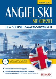 Angielski nie gryzie! dla średnio zaawansowanych. Autor: OPRACOWANIE  ZBIOROWE. Dadada.pl Okładka książki Angielski nie gryzie! dla średnio zaawansowanych