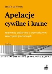 Okładka książki Apelacje cywilne i karne