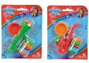 Bańki muzyczne instrumenty, 2 rodzaje. Autor: Bubble Fun. Dadada.pl Okładka książki Bańki muzyczne instrumenty, 2 rodzaje