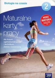 Okładka książki Biologia LO KL 2. Maturalne karty pracy. Zakres rozszerzony.