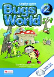 Bugs World 2 SB MACMILLAN. Autor: Carol Read, Ana Soberon, Magdalena Kondro. Dadada.pl Okładka książki Bugs World 2 SB MACMILLAN