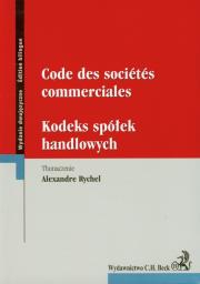 Okładka książki Code des societes comerciales Kodeks spółek handlowych