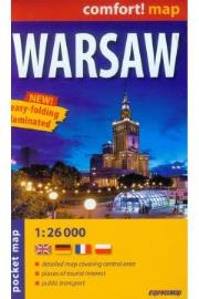Okładka książki Comfort!map Warsaw pocket 1:26 000