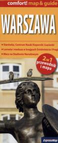 Comfort!map&guide Warszawa 2 w 1. Autor: praca zbiorowa. Dadada.pl Okładka książki Comfort!map&guide Warszawa 2 w 1