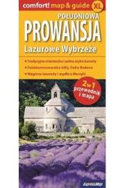 Okładka książki Comfort!map&guide XL Prowansja, Lazurowe Wyb. 2w1