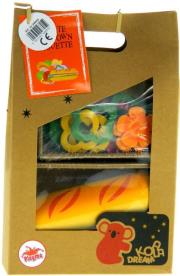 Opakowanie Drewniany zestaw do przyrządxia bagietki