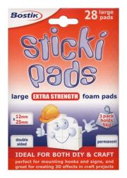Opakowanie Dwustronne pianki do mocowania Sticki Pads Extra strength
